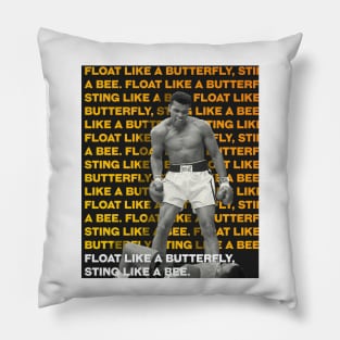 Muhammed Ali | Float like a butterfly, sting like a bee. Pillow