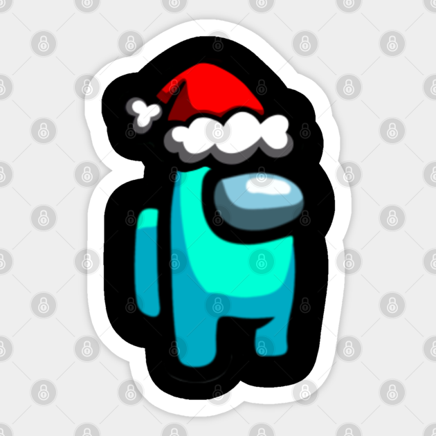 Cyan Santa Hat Among Us Character Among Us Crewmate Aufkleber Teepublic De Hd blue & red among us characters who killed cyan png hd cyan among us character getting killed png prev; cyan santa hat among us character