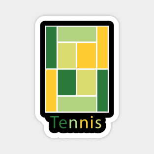 TENNIS COURT PALETTE Magnet