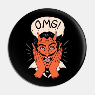 OMG Satan! Pin