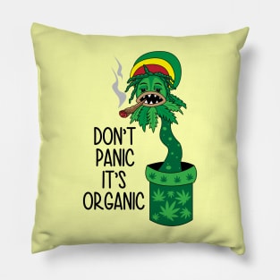 Don't Panic It's Organic Pillow