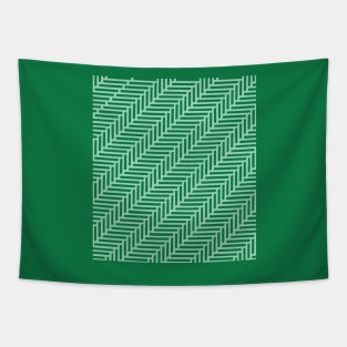 Herringbone 45 Mint Green Tapestry