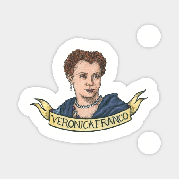 Veronica Franco Magnet by Joyia M