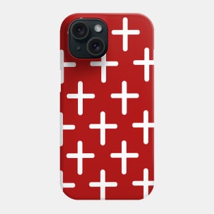 Christian cross blood of Jesus pattern Phone Case