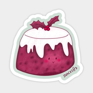 Christmas Pudding in PINK Magnet