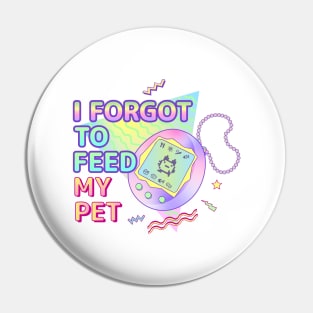 Y2K Retro Tamagotchi Pet Graphic Pin