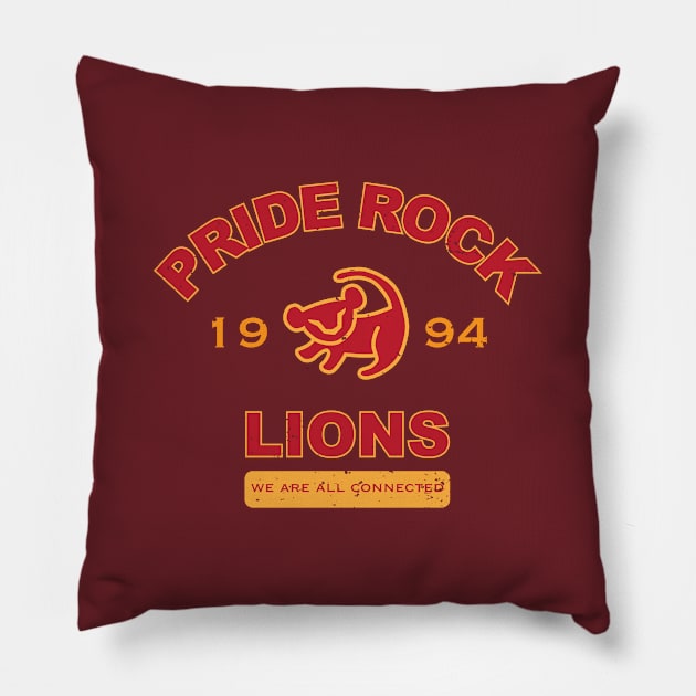 Pride Rock Lions est 1994 Pillow by CKline