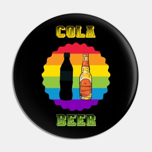 Retro Cola Beer Vintage Pin