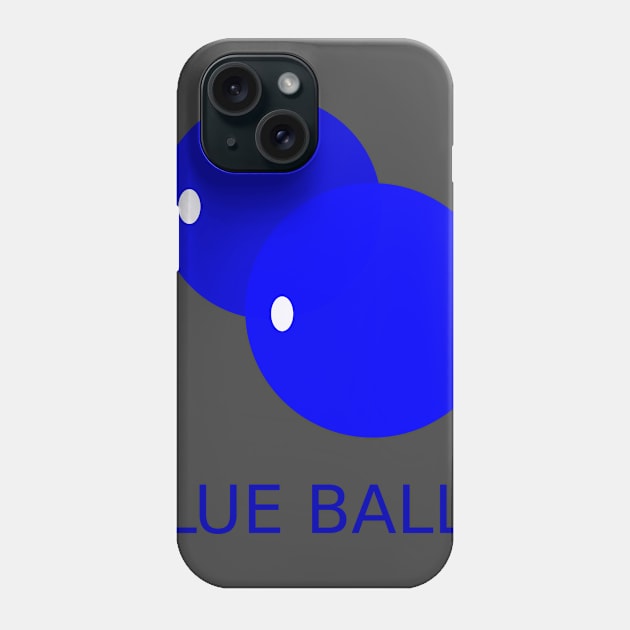 Blue Balls Phone Case by julianlab