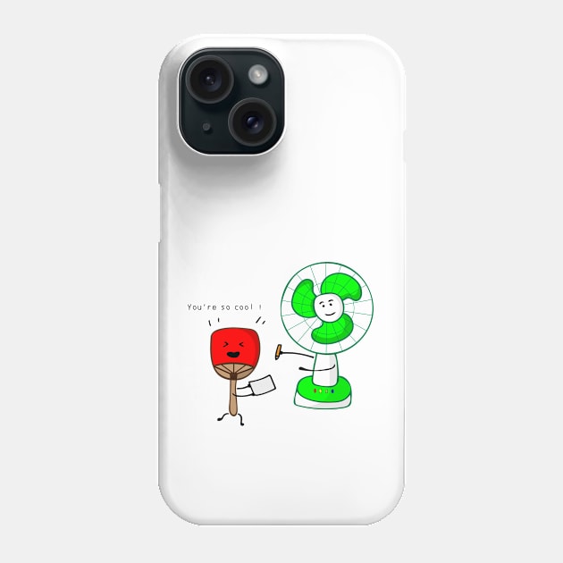 cool fan Phone Case by wordspotrayal