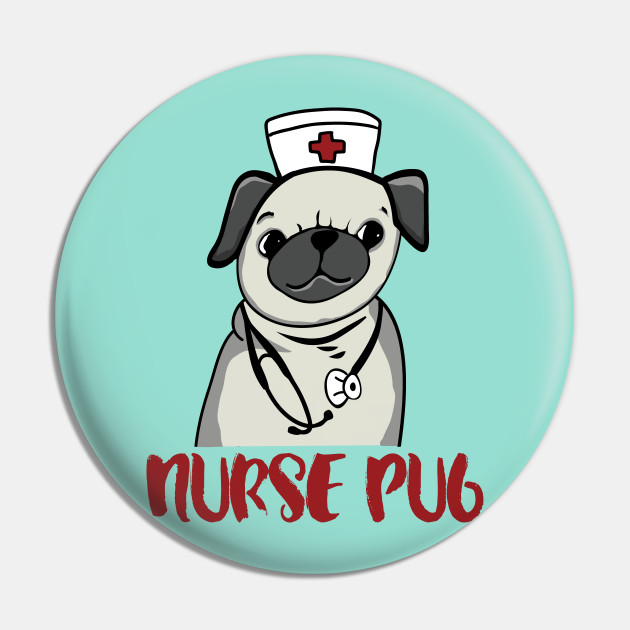 Nurse Pug, pug, dog, pet, nursing, LVN, RN, nurse practitioner, pug lovers,  nursing student, nurse, nurses Graphic T-Shirt Dress for Sale by  papillondesign