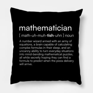 Mathematician definition Pillow