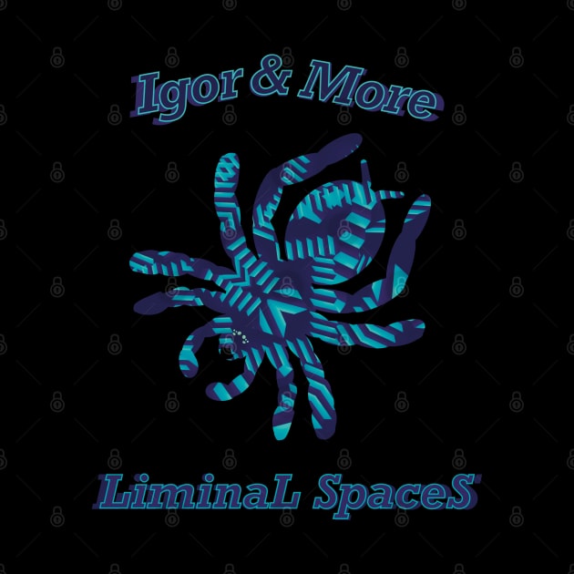 Igor & More Tarantula Liminal Stairs Blue Haze by IgorAndMore