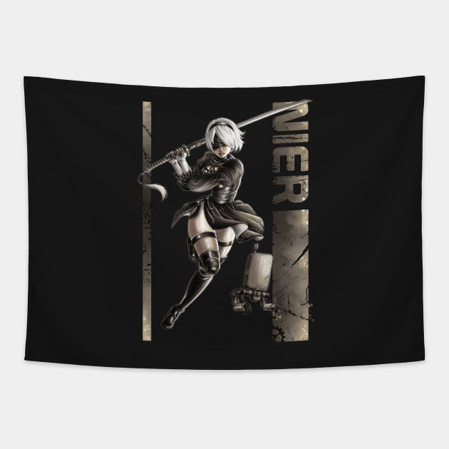 Nier Tapestry by saqman