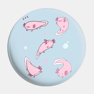 Cute axolotls Pin