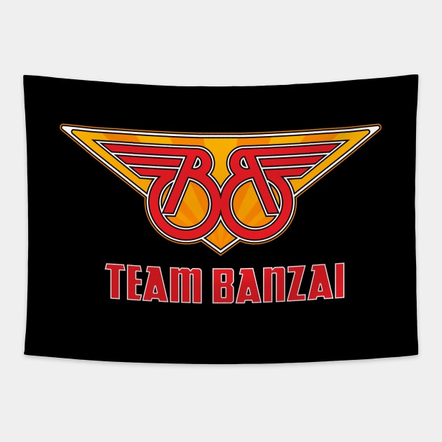 Team Banzai Tapestry by Atomic Luau Pop Emporium