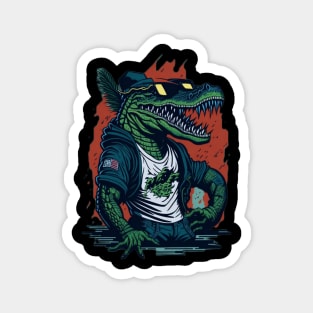 Crocodile hip hop Magnet