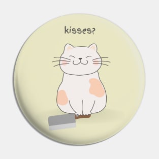 cat asking for kiss cute aesthetic illustration Pin