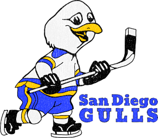 Defunct San Diego Gulls 1966 Magnet