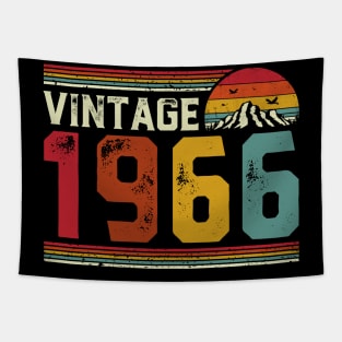 Vintage 1966 Birthday Gift Retro Style Tapestry