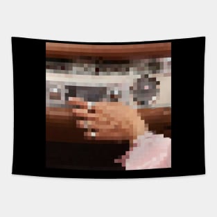 retro pixel art Tapestry