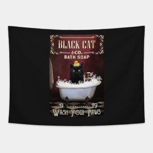 Cat Black Cat Bath Soap Tapestry