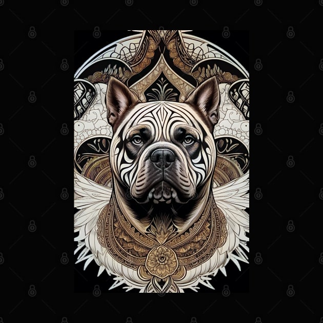 American bully courage by DigiArtFusion