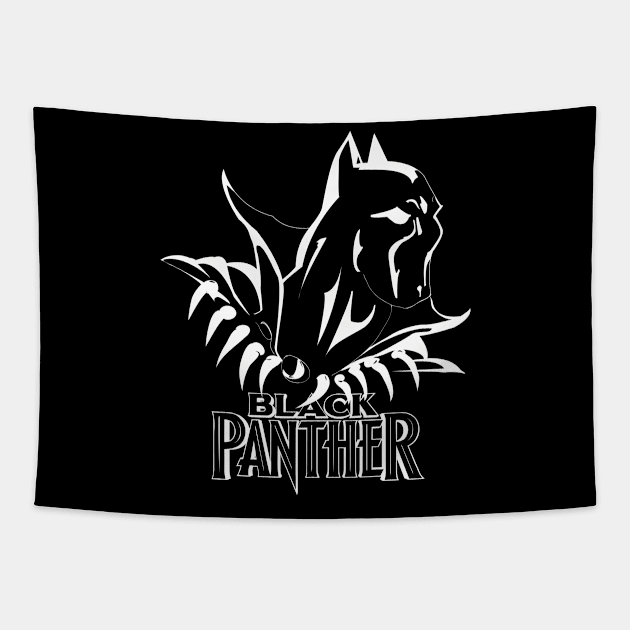 The Black Panther Tapestry by RedBat