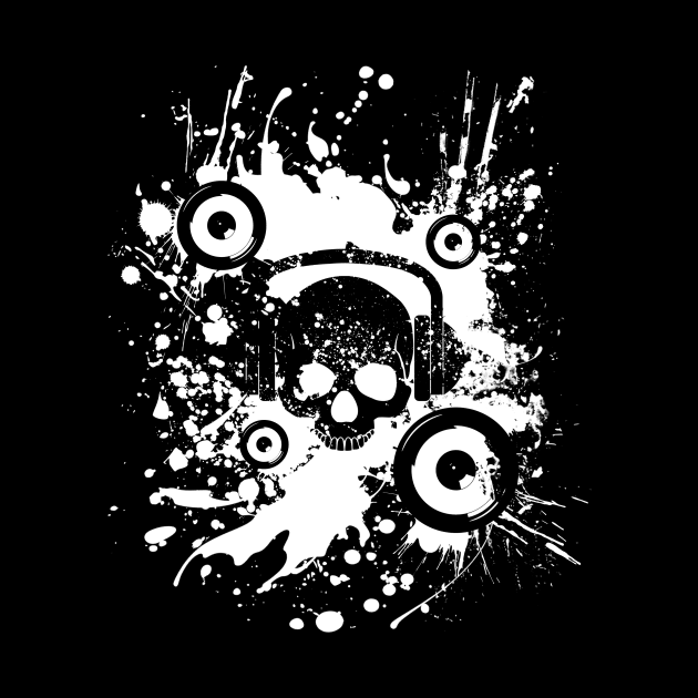 Techno Skull DJ EDM Music Festival by shirtontour