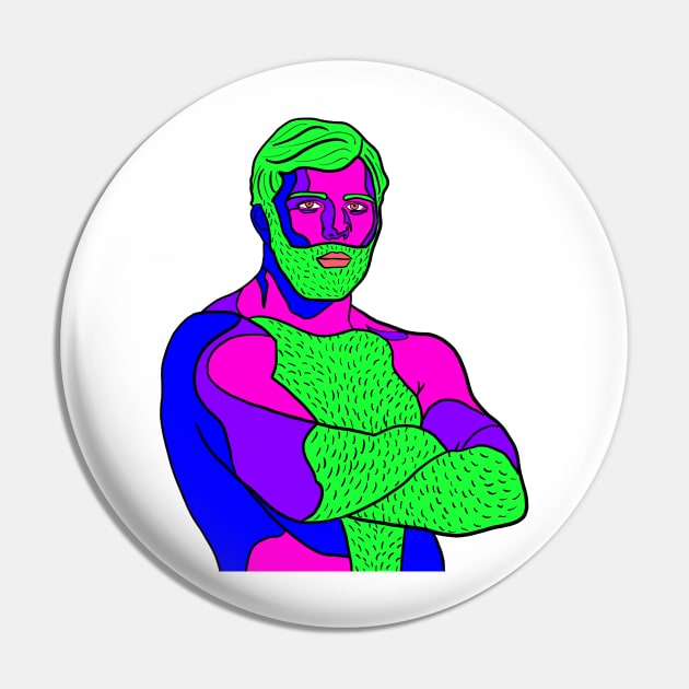 Technicolor Dreamboat Pin by Hoagiemouth