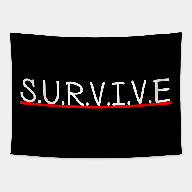 survive Tapestry by Biggy man