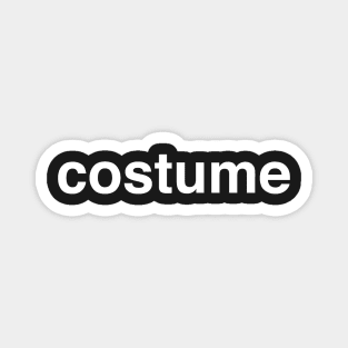 Halloween Costume Magnet