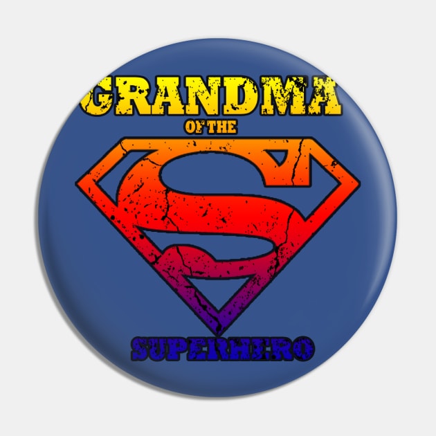 Super Grandma 3 superhero Pin by graficklisensick666