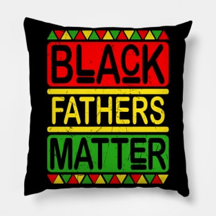 Black Fathers Matter Gift Pillow