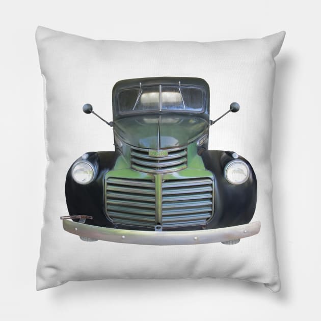 Antique 1947 GMC Truck Pillow by Roly Poly Roundabout