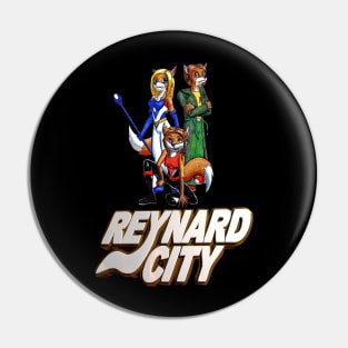 Reynard City Nicholas Webb design Pin