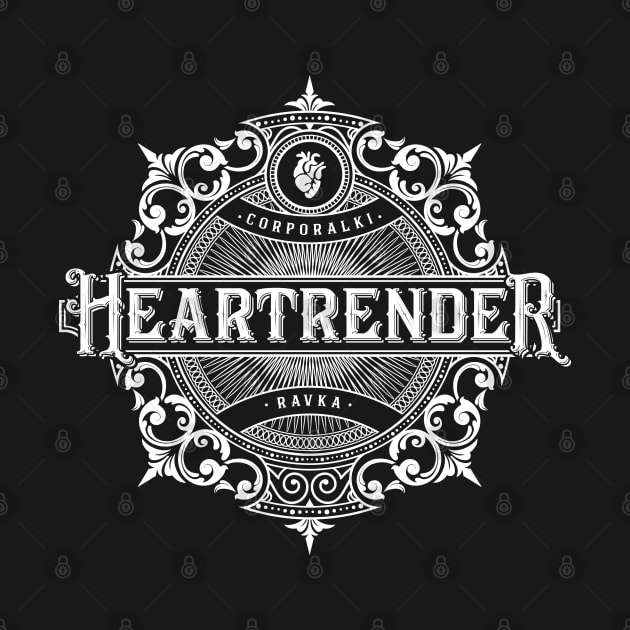 Shadow and Bone: Heartrender (monochrome) by firlachiel