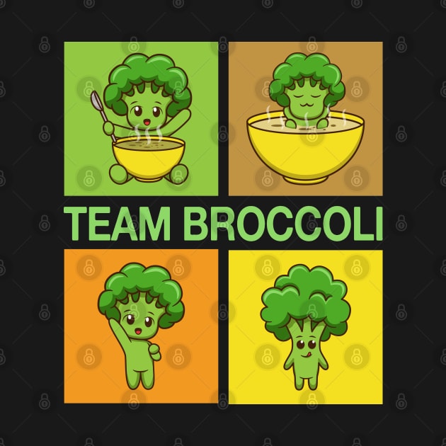 Team Broccoli. Cute Broccoli by Eluvity