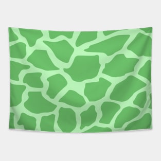 Green Giraffe Pattern Tapestry