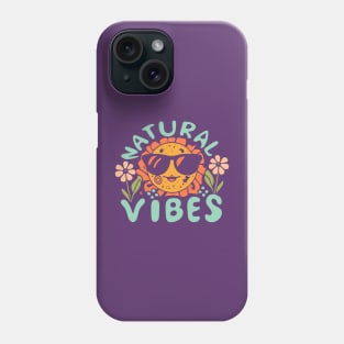 Natural Vibes Retro 70s Boho Sun Phone Case