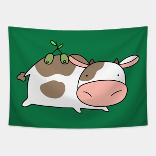 Olive Cow Tapestry