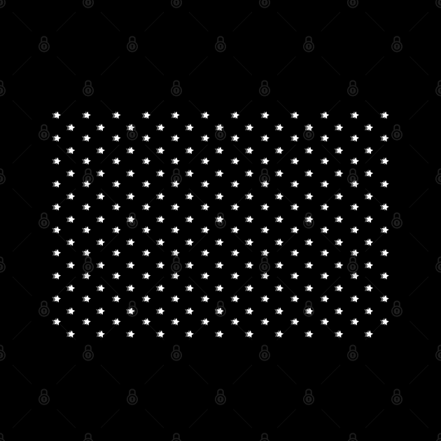 Black and White Retro VSCO Aesthetic stars pattern by YourGoods