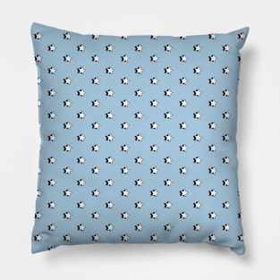 Light Blue Retro Aesthetic stars/ VSCO stars Pillow