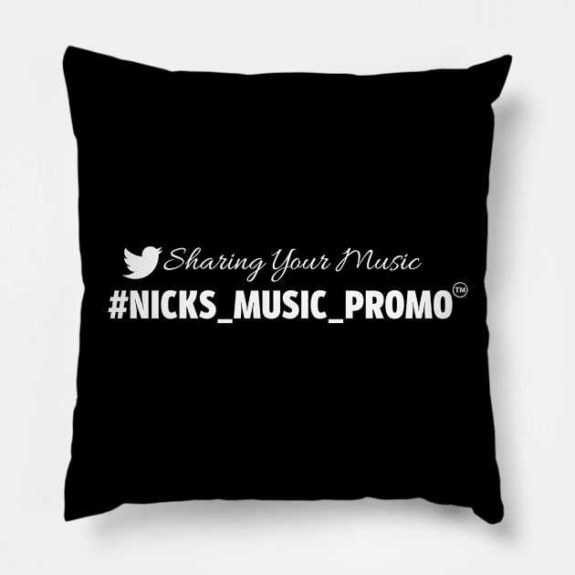 Nicks Music Promo Pillow by ArtsyStone