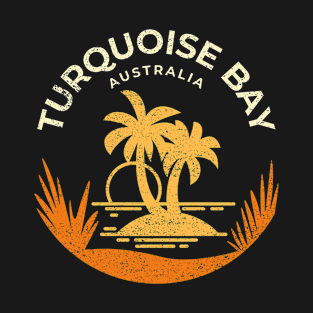 Turquoise Bay Western Australia Vacation Resort Vintage T-Shirt