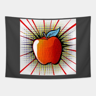 Comic Apple Tapestry