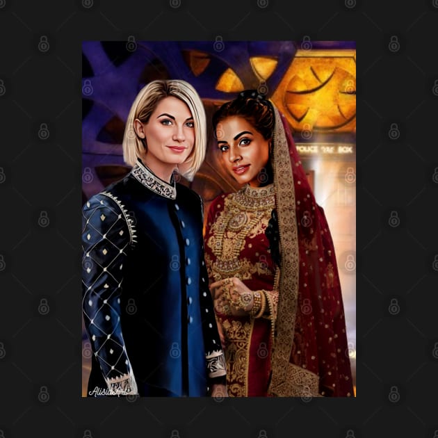 13th doctor / Thasmin wedding 3 by AlisiaArt