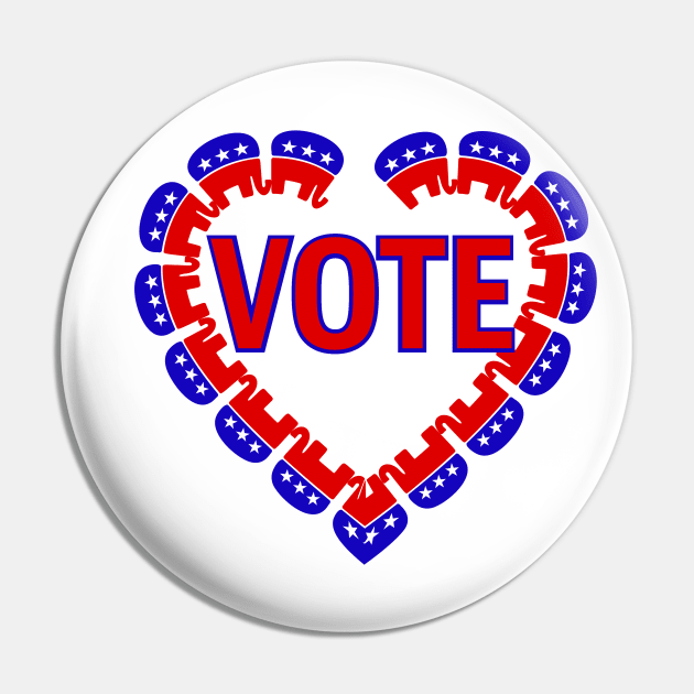 vote republican elephant Pin by gossiprag