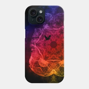 Flying through an alien landscape Phone Case