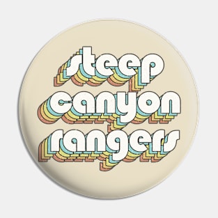 vintage color Steep Canyon Rangers Pin